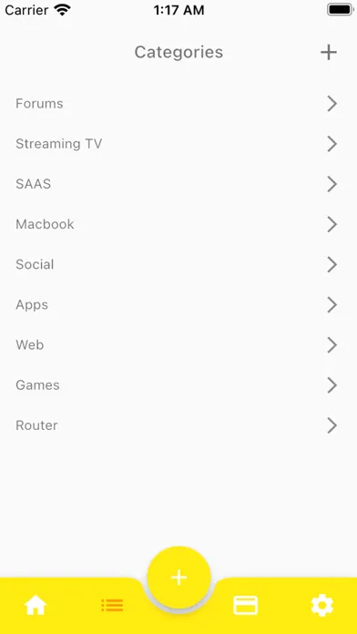 Screenshot di MyPasswords Password Manager
