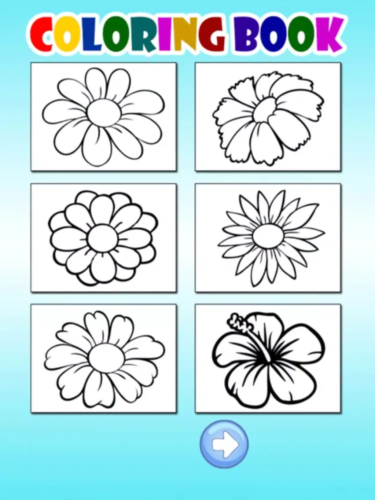 تصاویر Butterfly Flower For Coloring Book Games iPad 