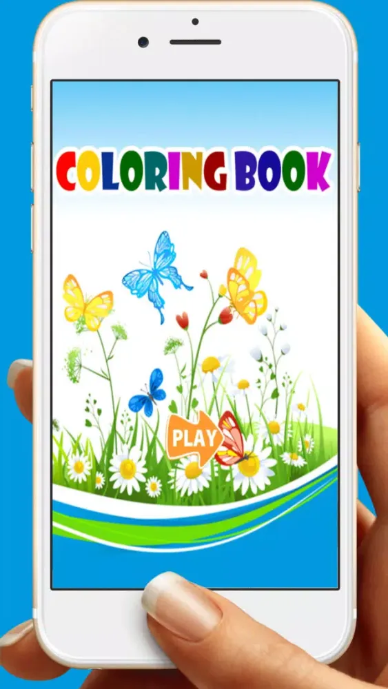 تصاویر Butterfly Flower For Coloring Book Games
