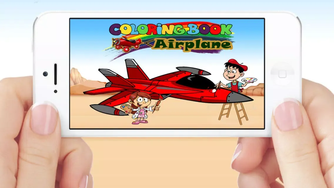 Airplanes Jet Helicopter Coloring Book For Kids Screenshots