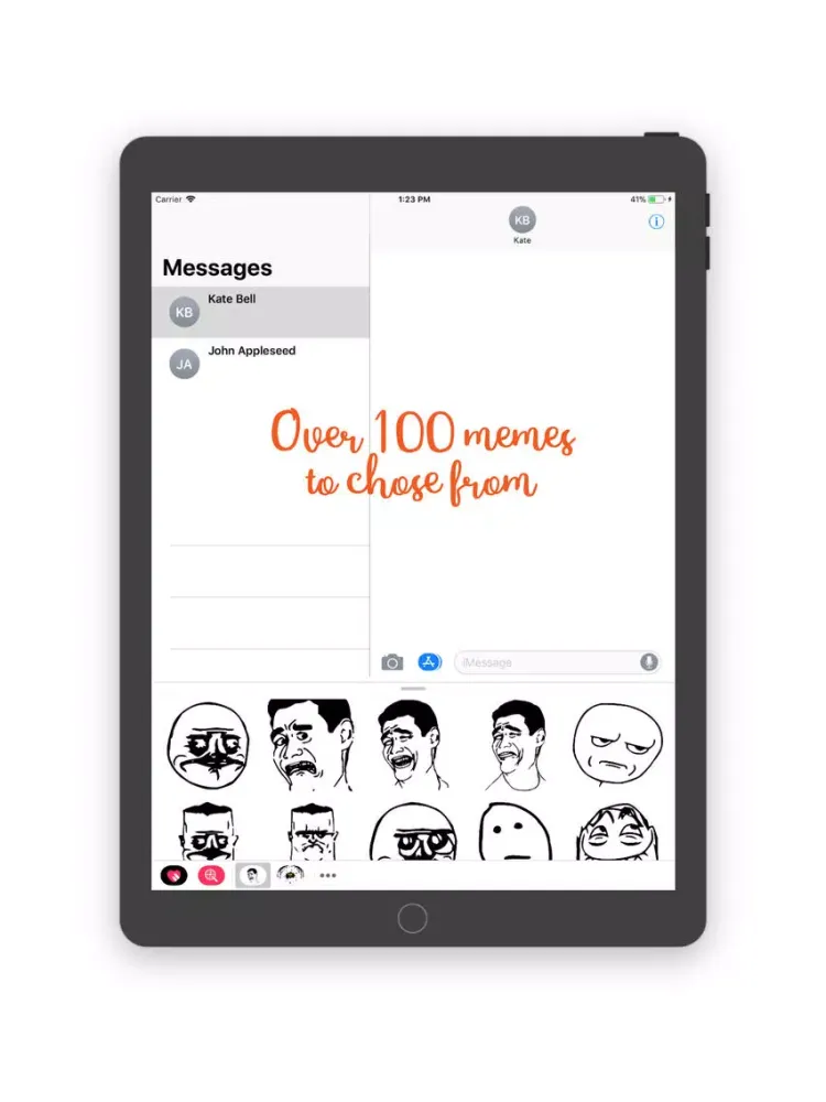 Ảnh chụp màn hình của Memes - Sticker Pack iPad 