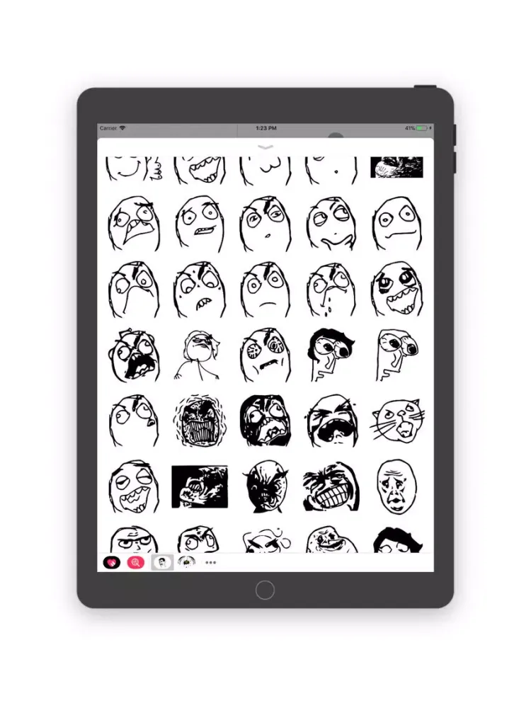 Ảnh chụp màn hình của Memes - Sticker Pack iPad 