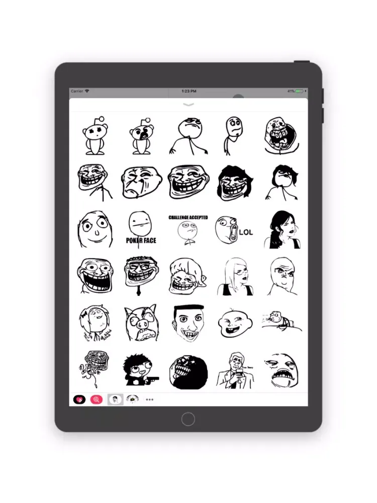 Ảnh chụp màn hình của Memes - Sticker Pack iPad 