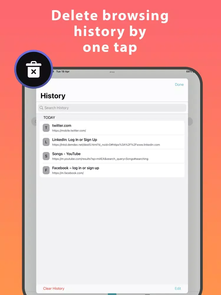 Скриншоты U Browser Pro - Fast & Secure iPad 