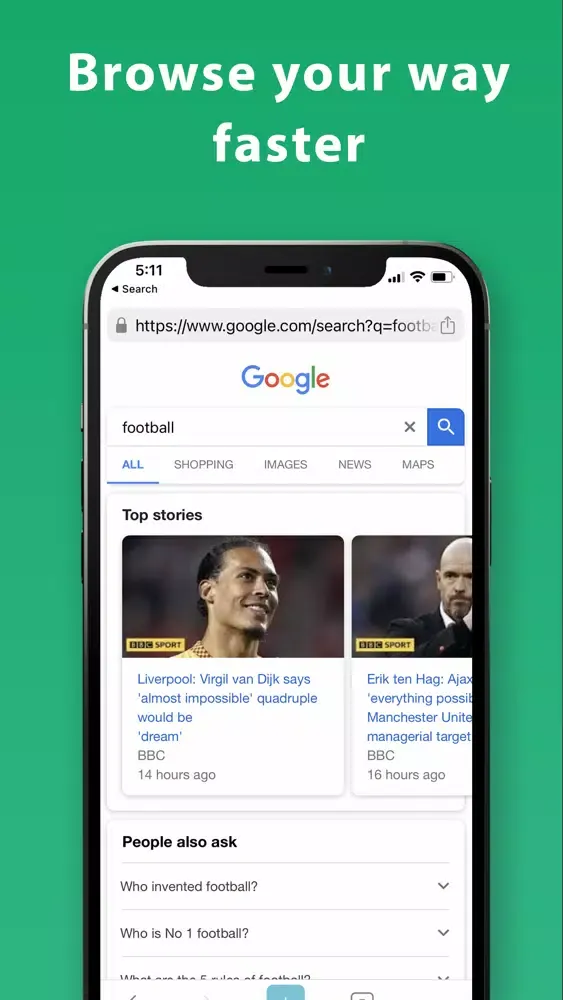Скриншоты U Browser Pro - Fast & Secure