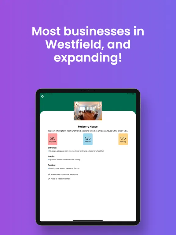 Access Wayfinder iPad  Screenshots