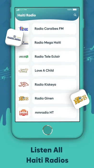 Haiti Radio Stations - FM AM スクリーンショット