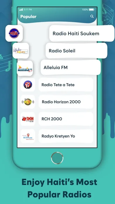 Haiti Radio Stations - FM AM スクリーンショット