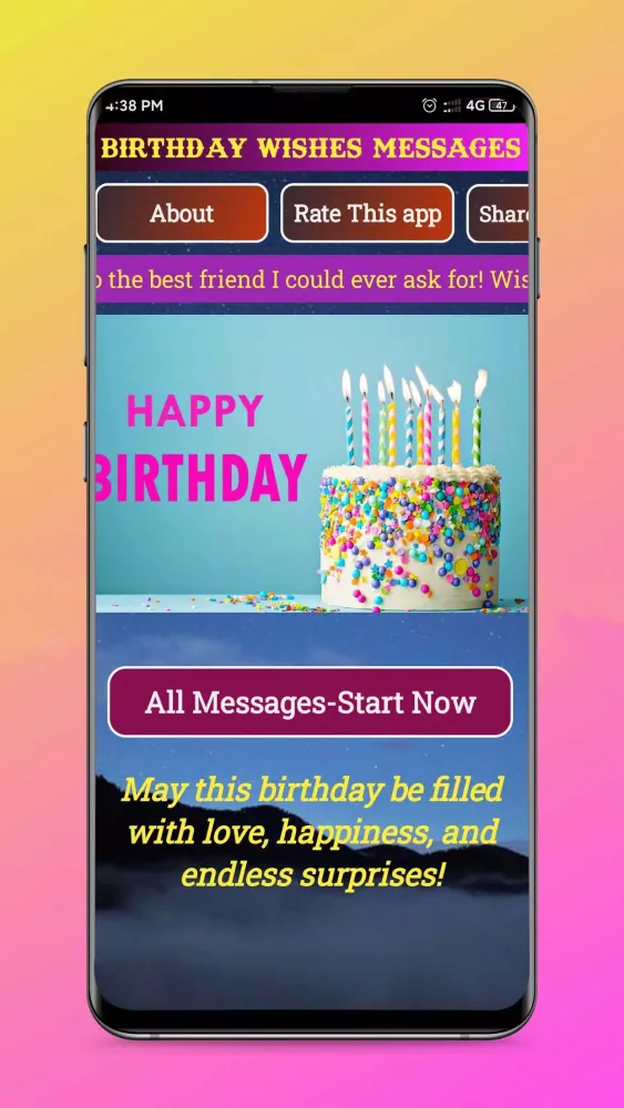 Zrzuty ekranu Birthday Wishes & Messages