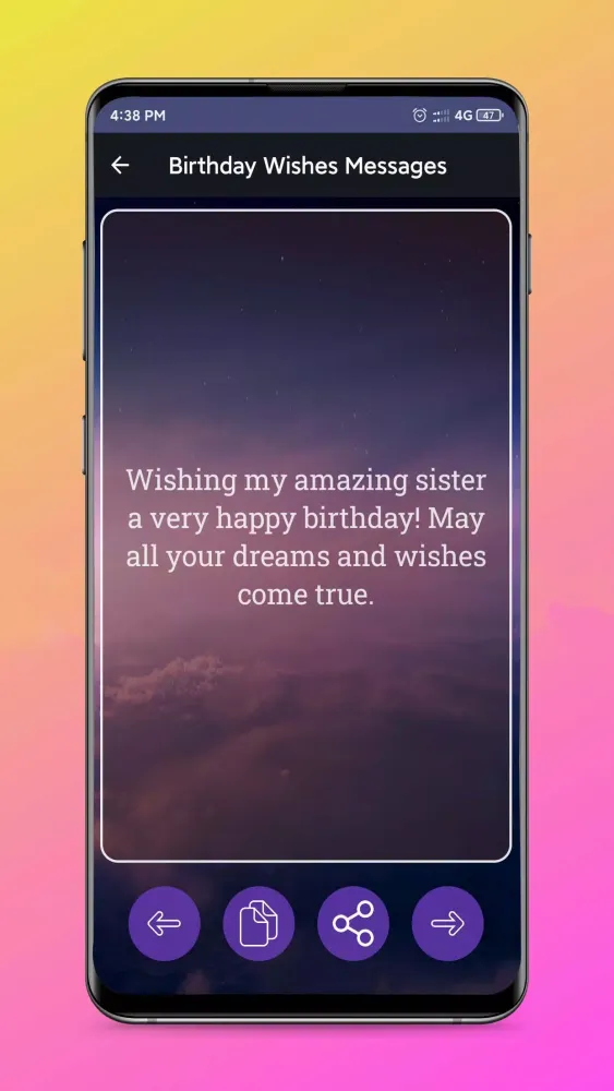 Zrzuty ekranu Birthday Wishes & Messages