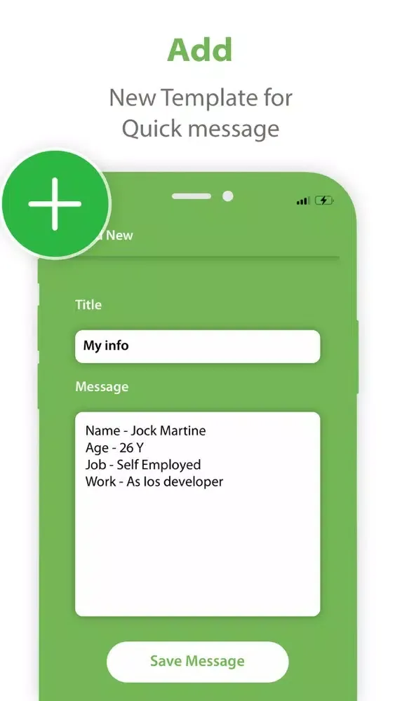 Tangkapan skrin Message Sender for WhatzApp