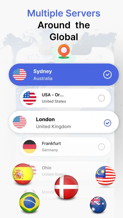 VPN-Z Unlimited Super VPN App スクリーンショット