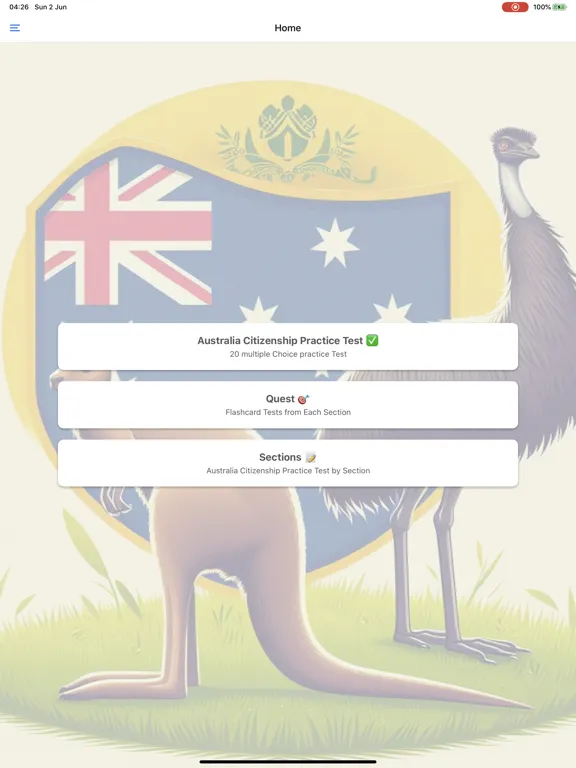 تصاویر Australian Citizenship App iPad 