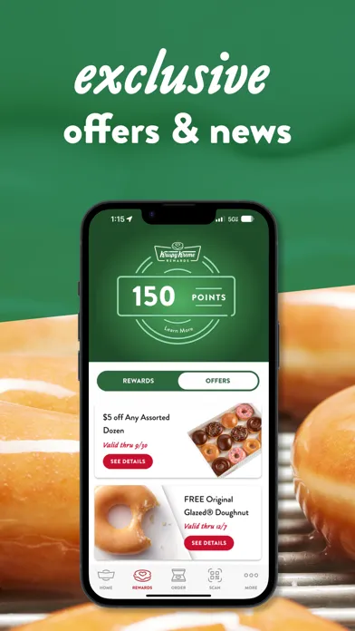 Tangkapan skrin Krispy Kreme ®