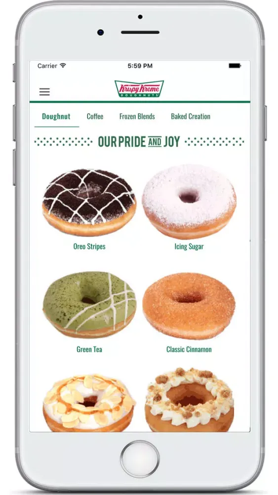 Capturas de pantalla de Krispy Kreme Indonesia