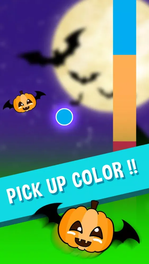 HalloWeen Colors Flappy Pumpkin Bats - Flying GO! स्क्रीनशॉट