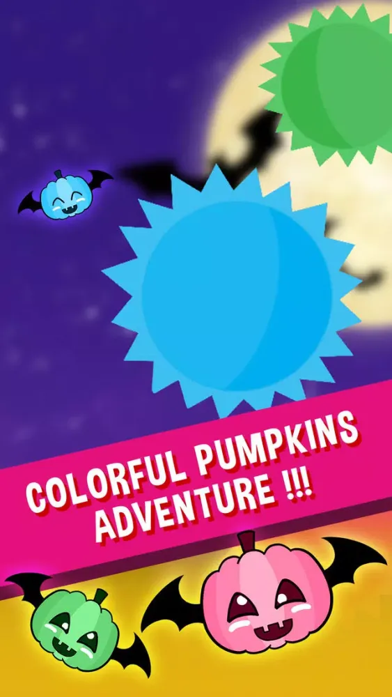 HalloWeen Colors Flappy Pumpkin Bats - Flying GO! स्क्रीनशॉट