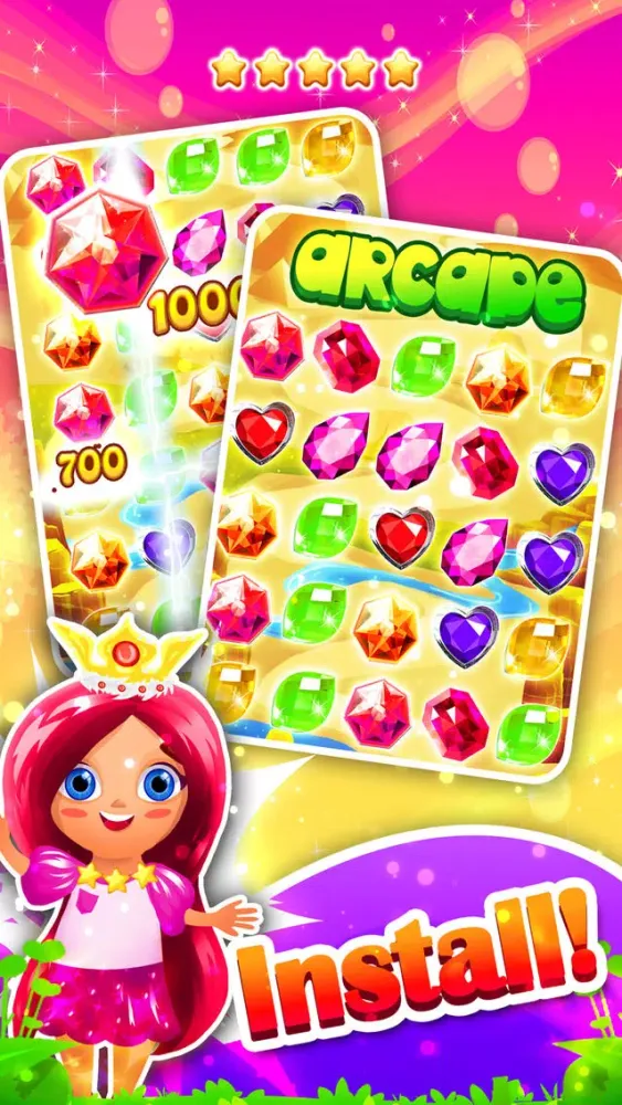 Zrzuty ekranu Jewel's Pop Match-3