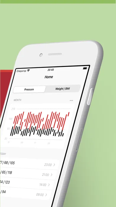 ภาพหน้าจอของ Blood Pressure Monitor: Health