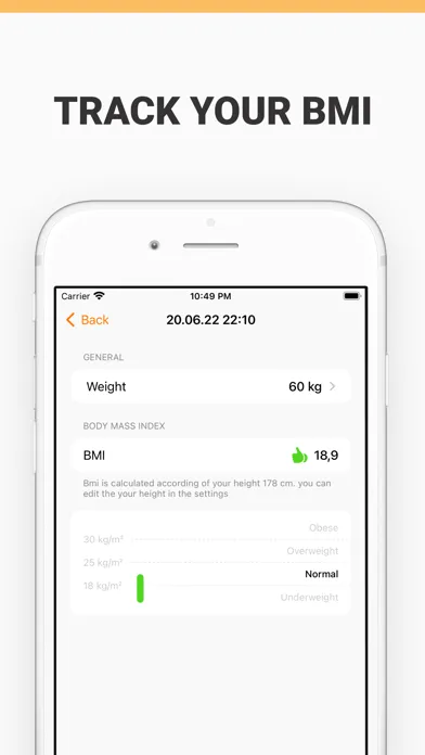 ภาพหน้าจอของ Blood Pressure Monitor: Health