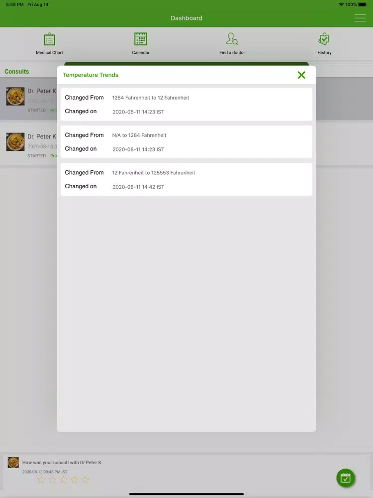 Скриншоты Care Niva Global iPad 