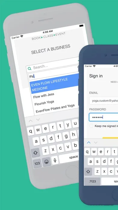 Tangkapan layar KRIYA Booking App