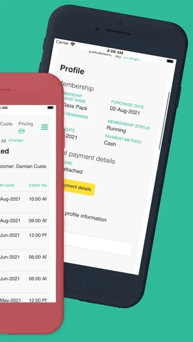 Tangkapan layar KRIYA Booking App
