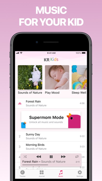 KR Kids: Baby feeding tracker Ekran Görüntüleri