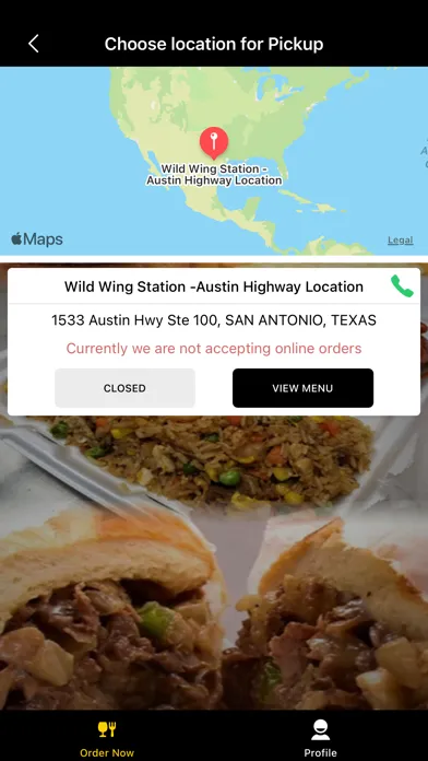Capturas de tela do Wild Wing Station-Austin Hwy