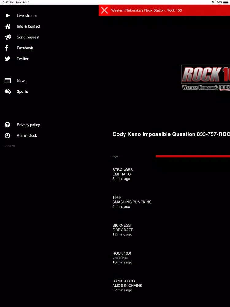 Скриншоты Rock 100 iPad 