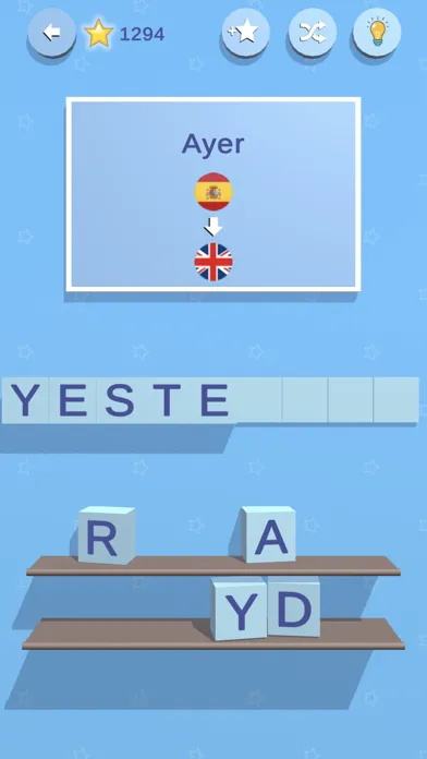 Tangkapan layar Mixed Word!
