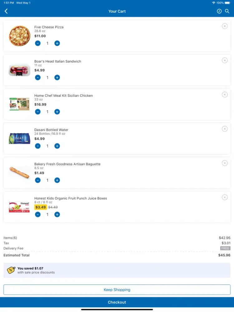 Kroger Rush iPad  스크린샷