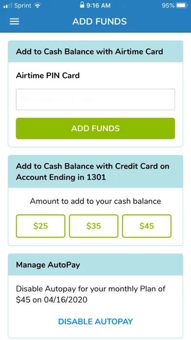 Kroger Wireless My Account Screenshots