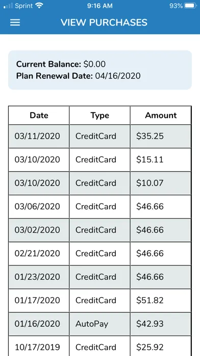 Kroger Wireless My Account Screenshots