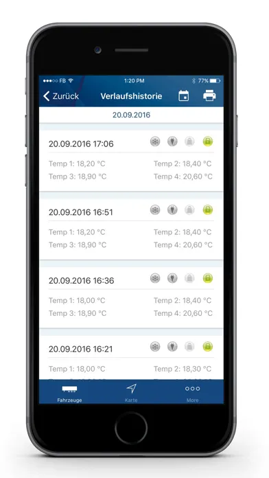 Screenshot di KRONE Telematics