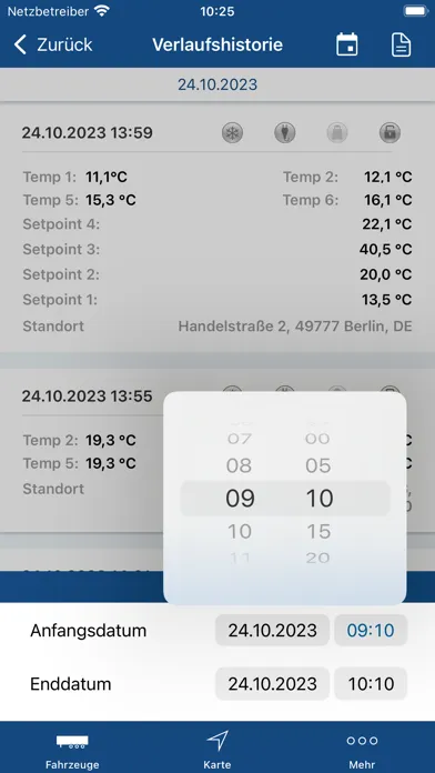 Screenshot di KRONE Telematics