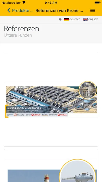 Krone Filter Solutions سکرین شاٹس