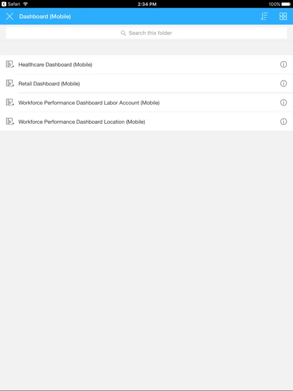 Скриншоты UKG WFAnalytics iPad 