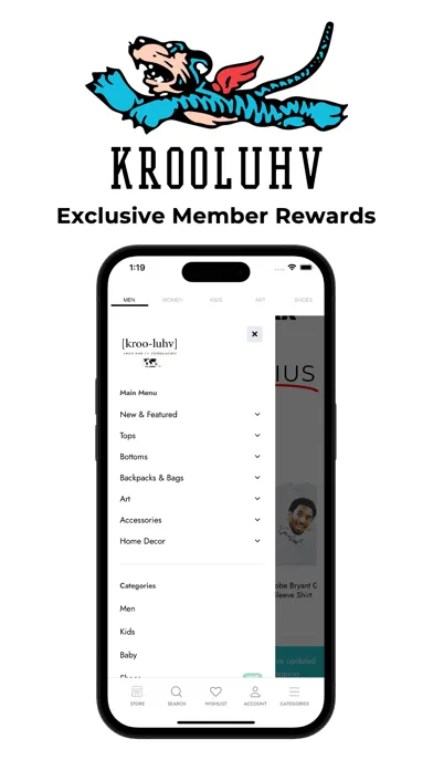 Krooluhv® – Art & Streetwear Screenshots