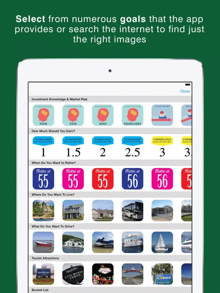 تصاویر Financial Wishboard iPad 