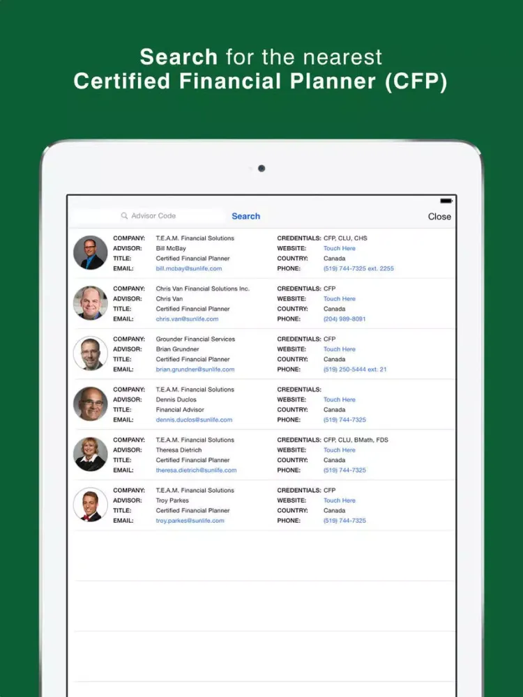 تصاویر Financial Wishboard iPad 