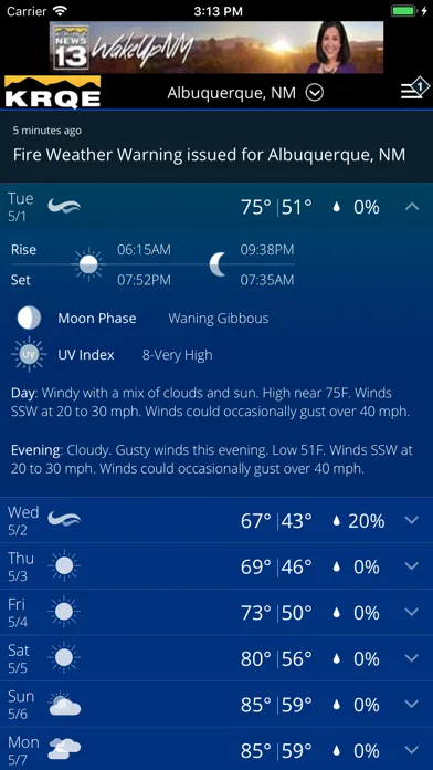 KRQE Weather - Albuquerque スクリーンショット