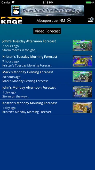KRQE Weather - Albuquerque スクリーンショット