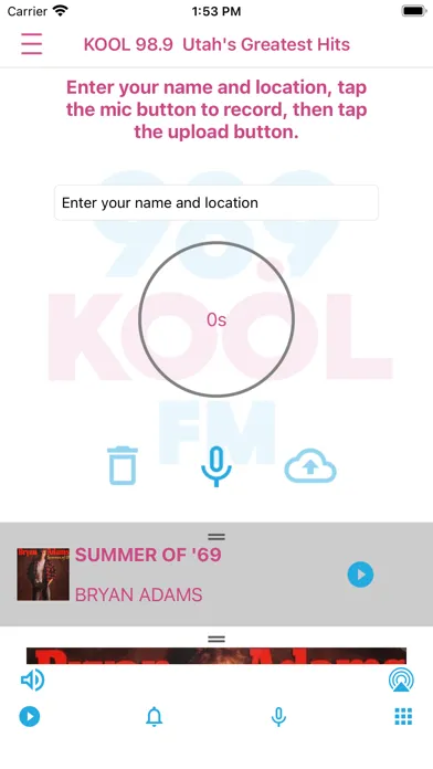 Zrzuty ekranu 98.9 KOOL