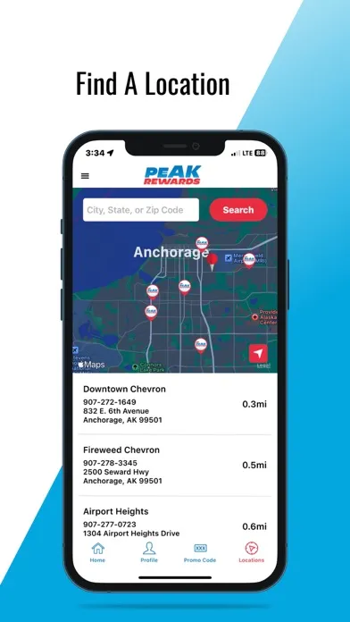 Captures d'écran de Denali Express Peak Rewards