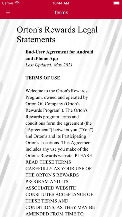 Orton's Fresh Markets Rewards應用截圖
