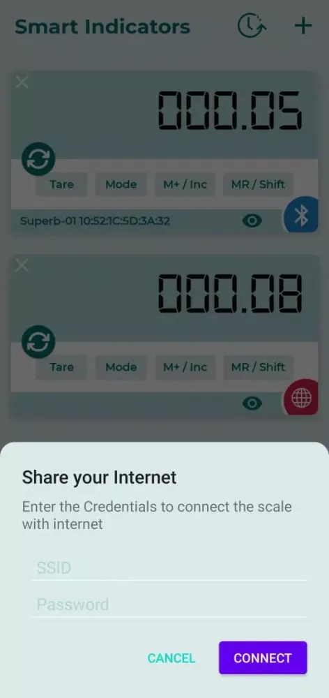 Скриншоты Smart Scale App