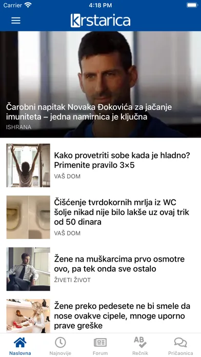 Capturas de pantalla de Krstarica - život i zabava