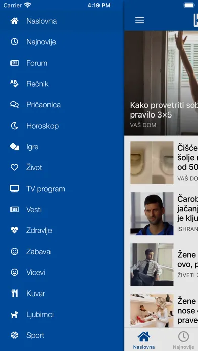 Capturas de pantalla de Krstarica - život i zabava