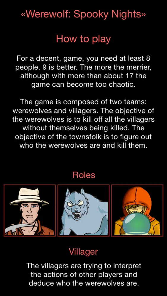 Captures d'écran de Werewolf: Spooky Nights FREE